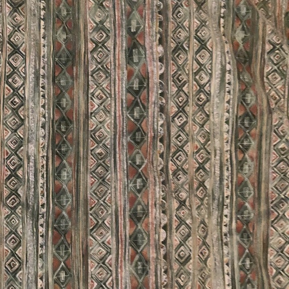 Tori Richard Funky green pattern men’s large casual button down - Picture 4 of 4